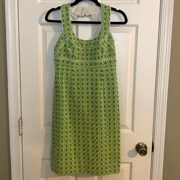 Shoshanna lime green and white embroidered dress - Picture 1 of 8